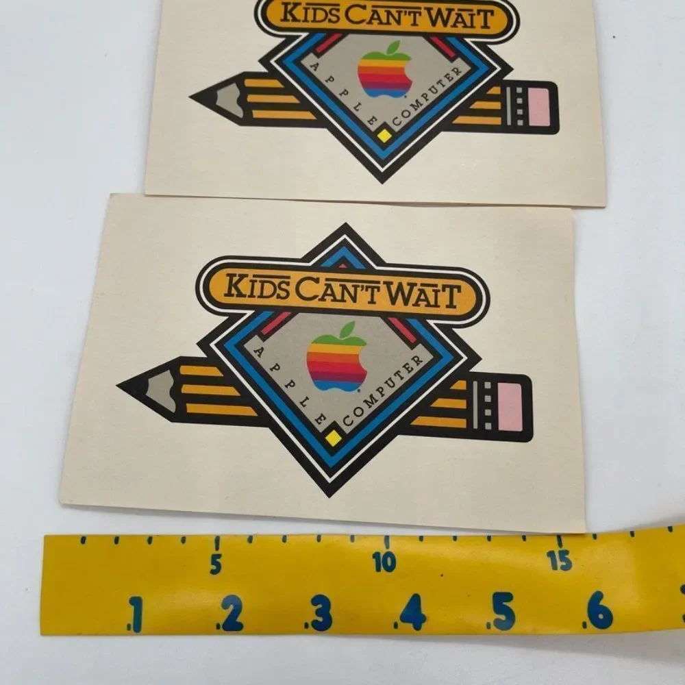 1982 VINTAGE Apple Computer Decals from the 1982 
